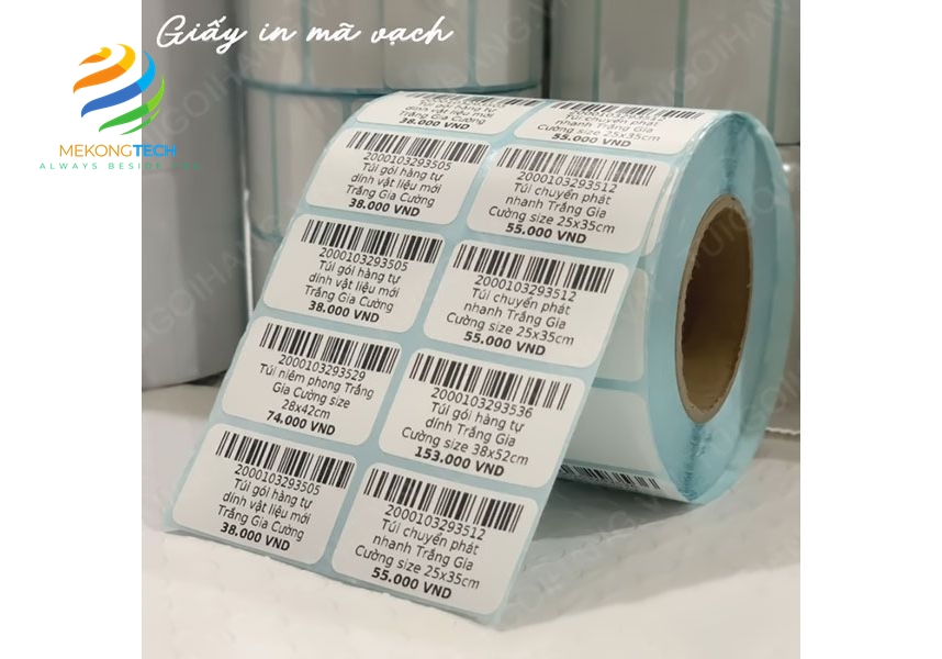 Giấy in mã vạch 2 tem 72x22 Giá Rẻ